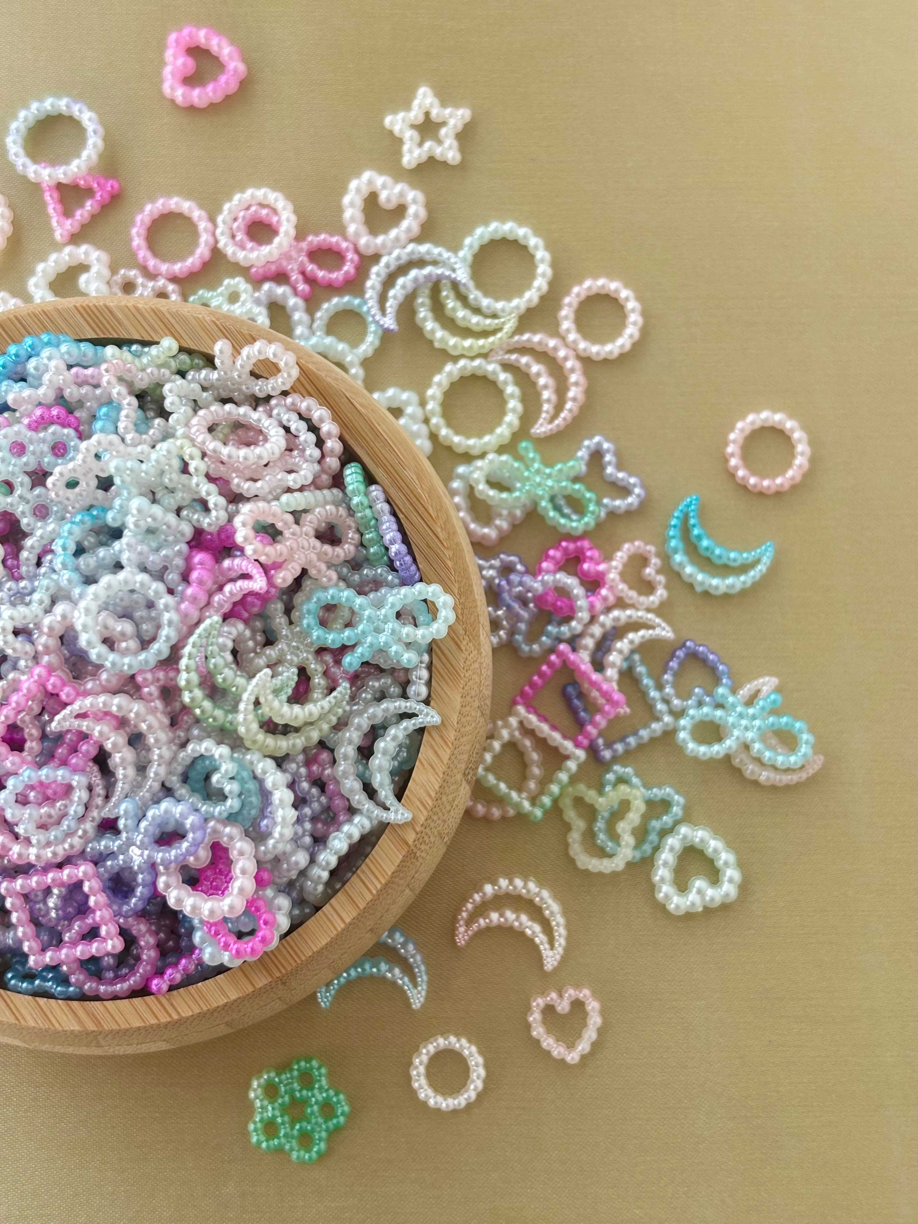 Mixed Celestial Geometric Beads