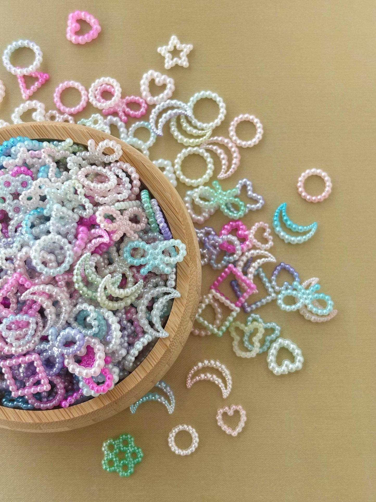 Mixed Celestial Geometric Beads