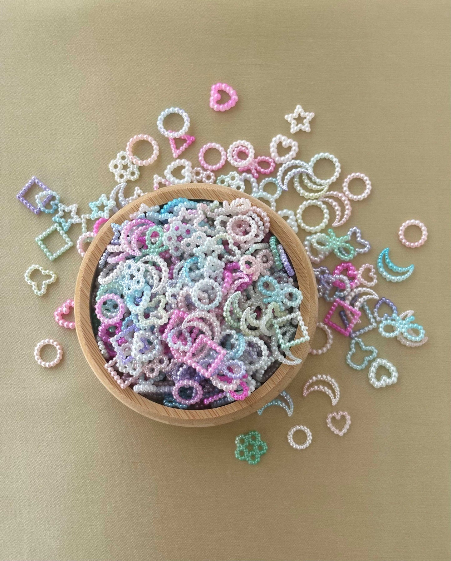 Mixed Celestial Geometric Beads