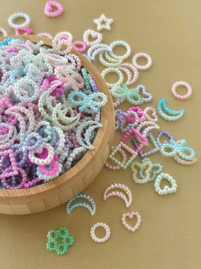 Mixed Celestial Geometric Beads