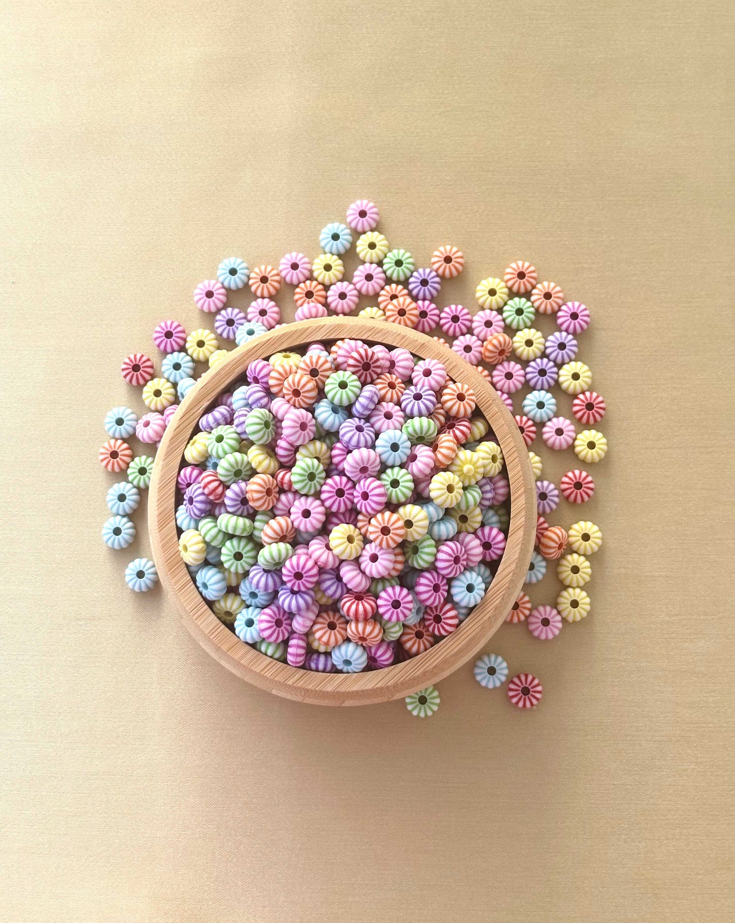 Striped Colorful Candy Beads