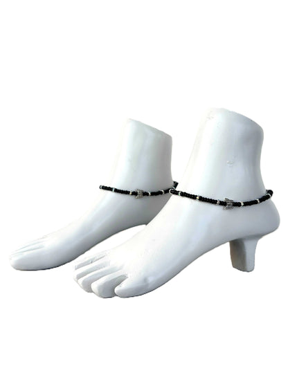 Seed Beads with Butterfly Anklets Size 10