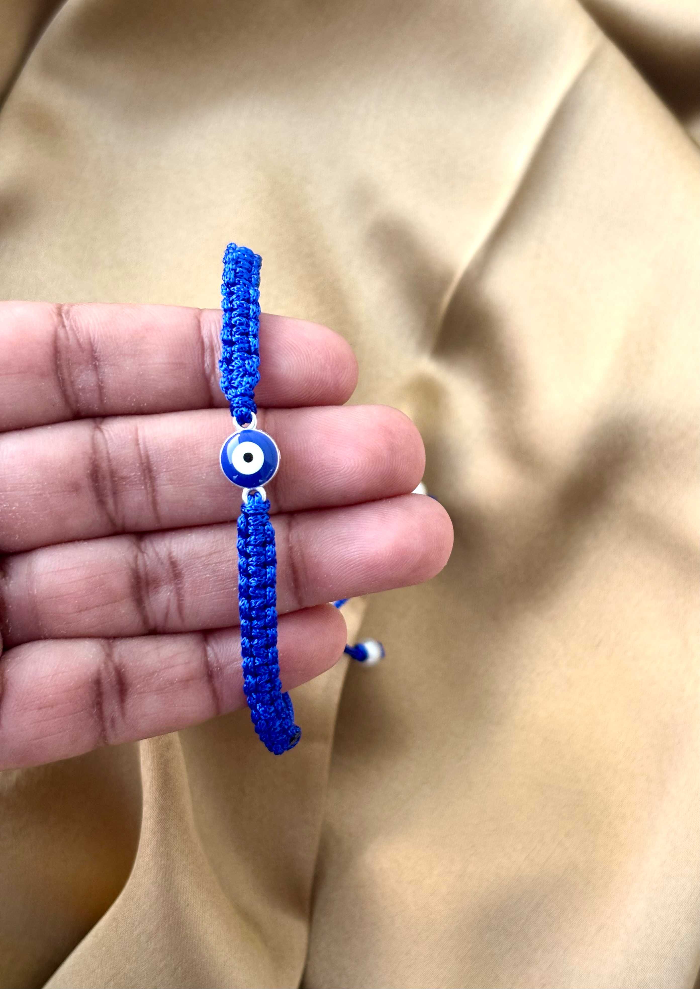 Cobalt Blue Spiral Bracelet for Kids