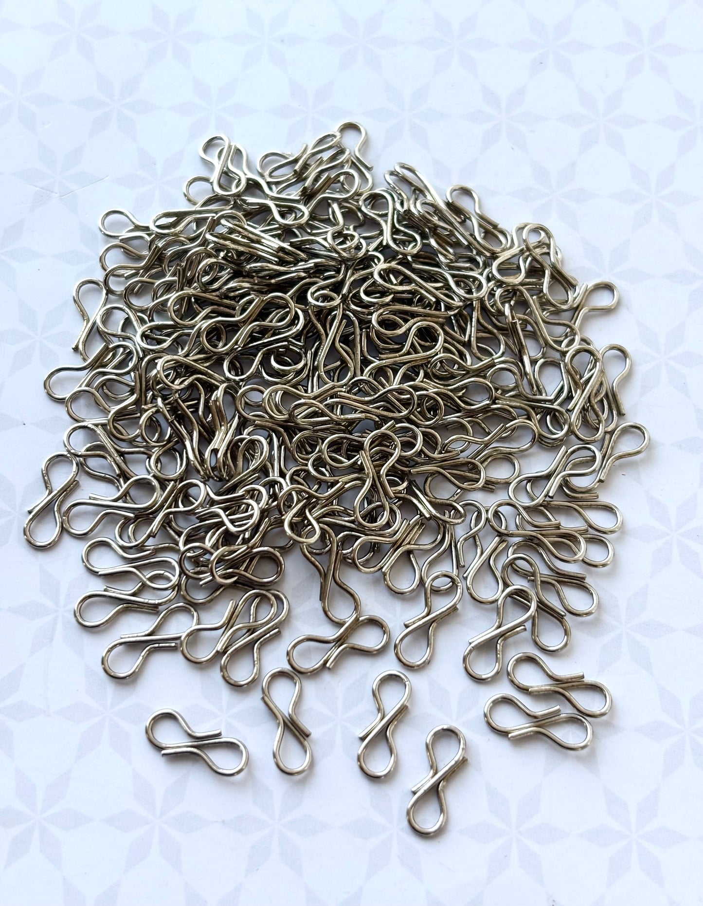 Rhodium Jewelry S-Hook Clasps