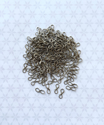 Rhodium Jewelry S-Hook Clasps