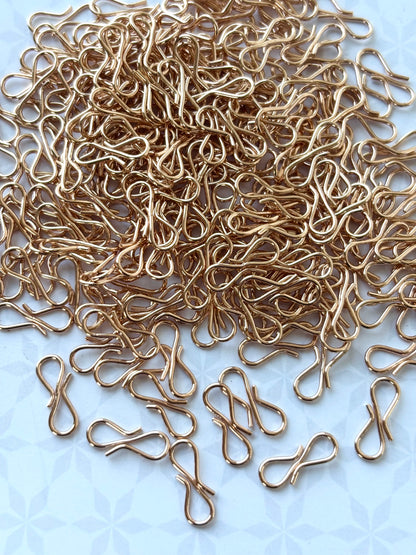 Rose Gold Jewelry S-Hook Clasps