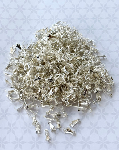 Silver Pendant Pinch Bails