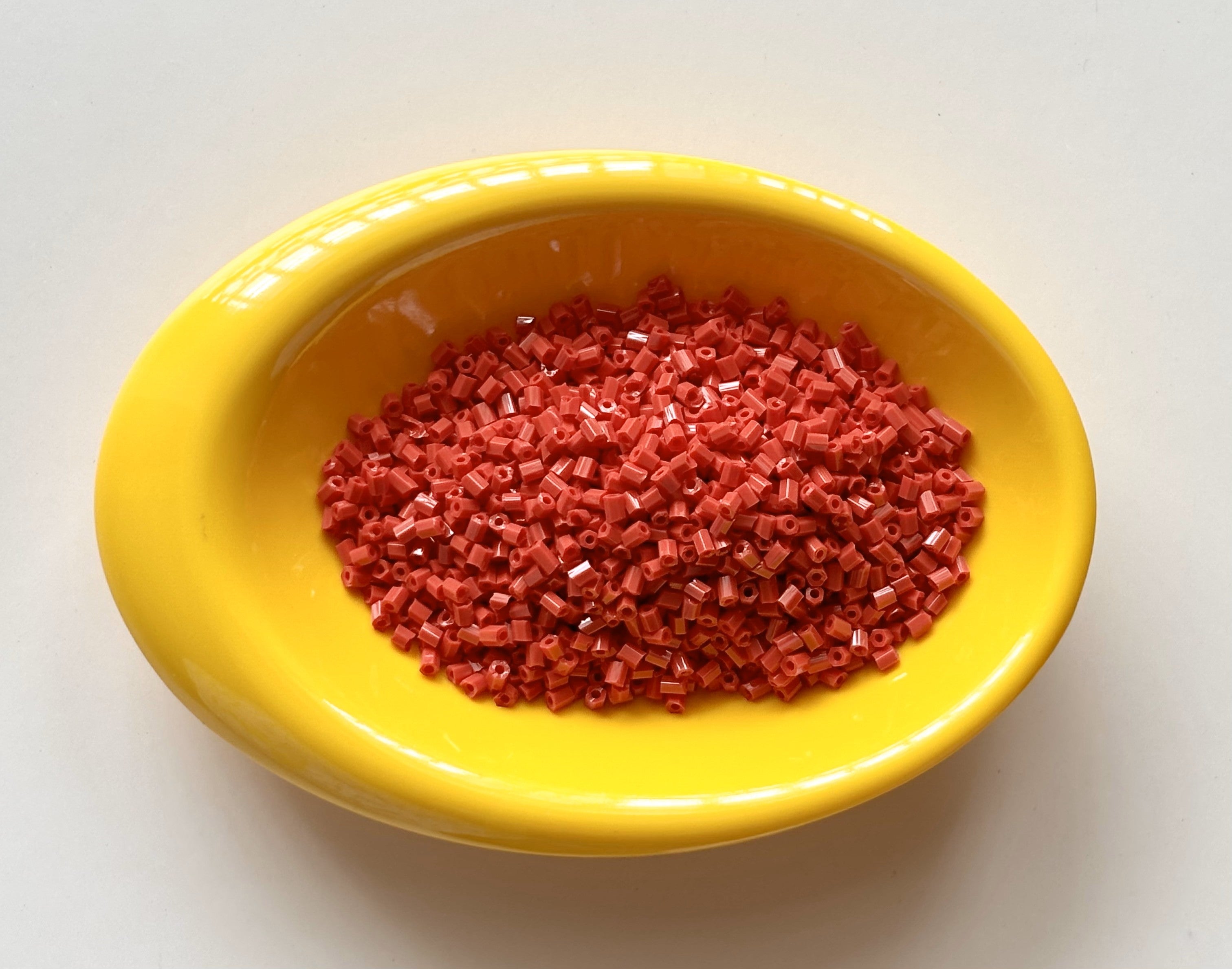 Red Two Cut Beads