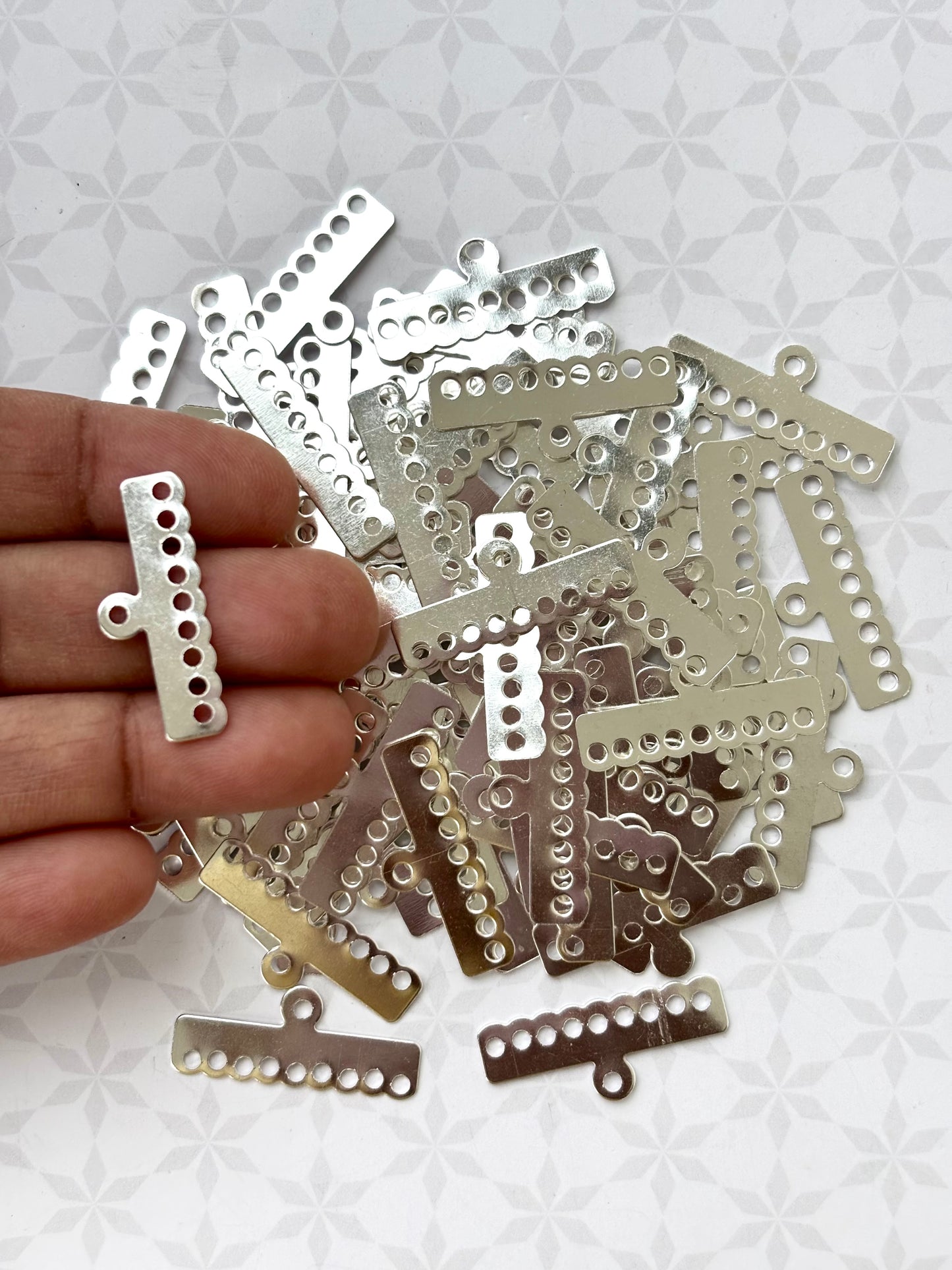 Eight-Hole Jewelry Connector Bars