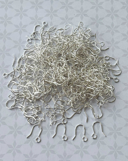 Silver Fish Hook Earring Wires