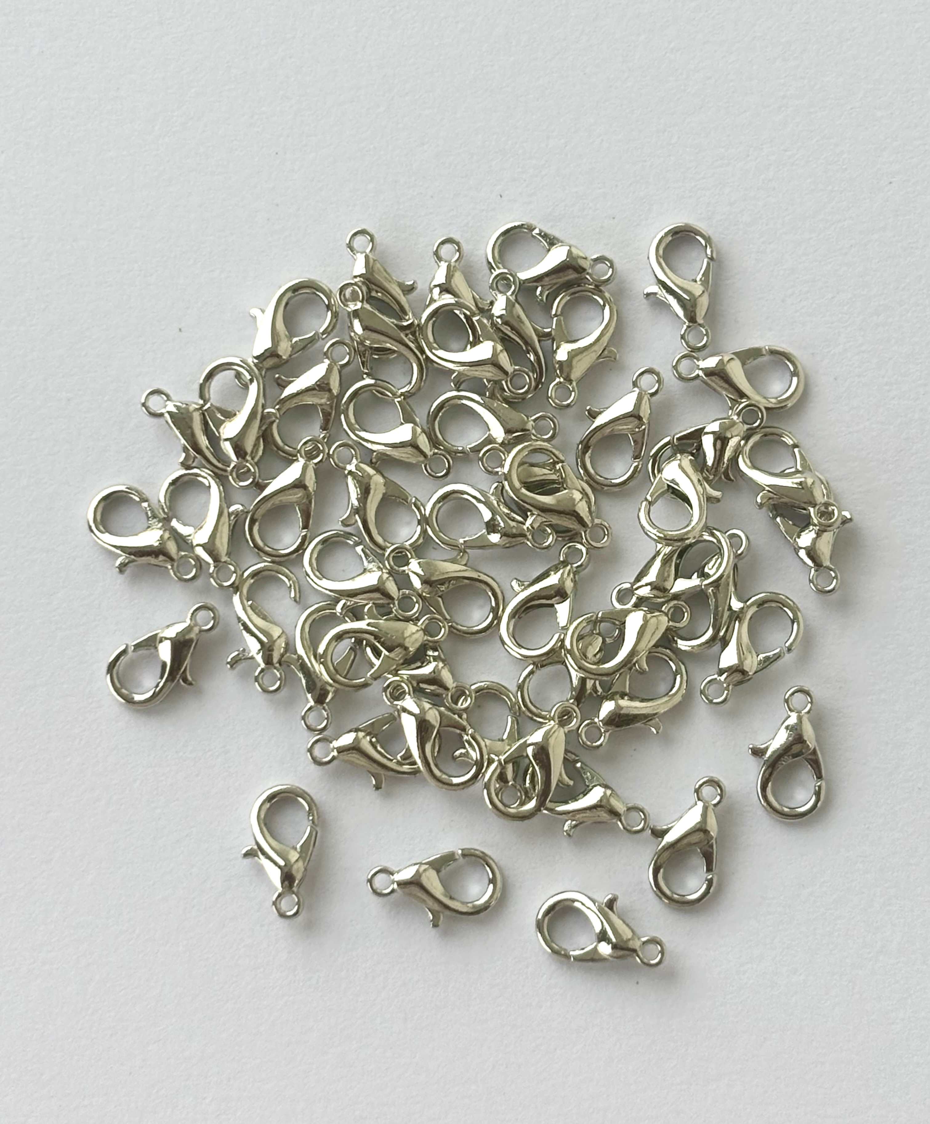 Steel Plated Lobster Clasp Closures for Jewelry