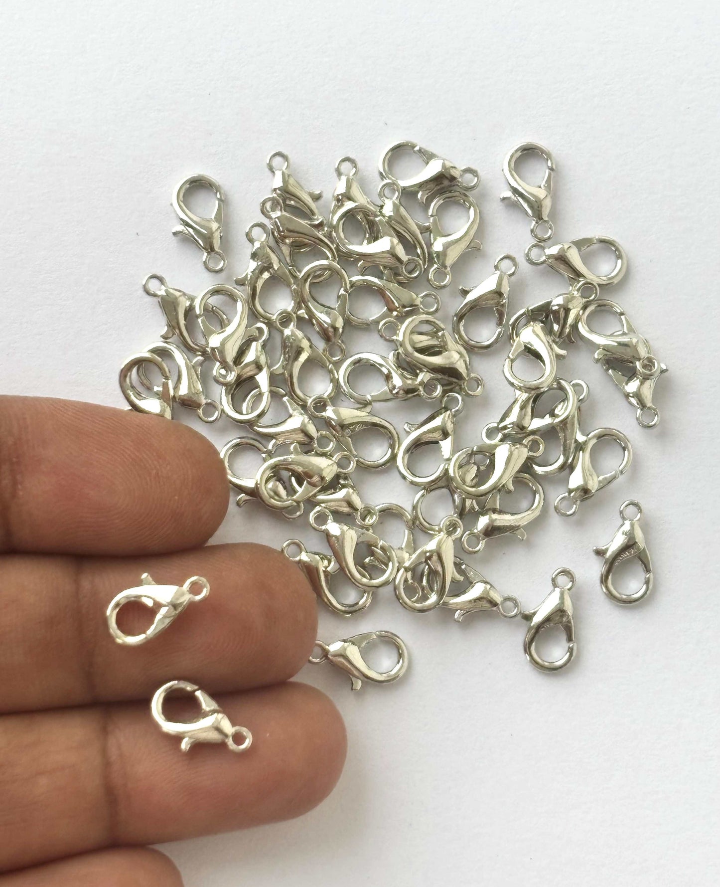 Steel Plated Lobster Clasp Closures for Jewelry