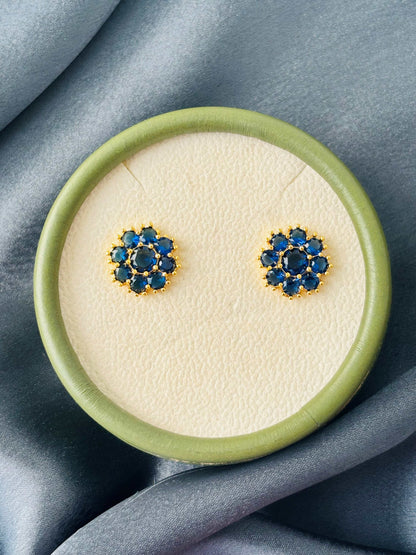 Royal Sapphire Blue AD/CZ Studs