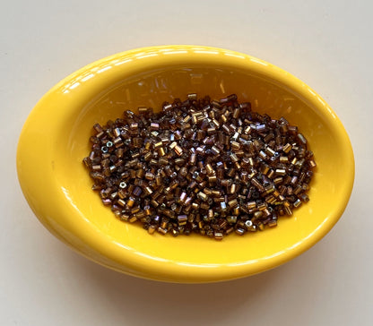 Caramel Brown Two Cut Beads