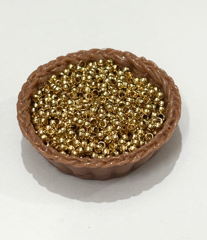 Durable Gold Crimp Tube Beads for Jewelry Making