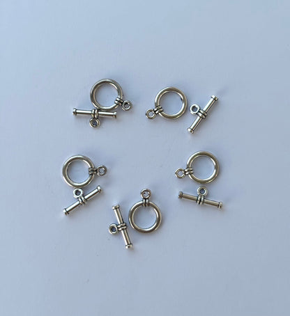 High-Quality Silver Toggle Clasps for Jewelry Making