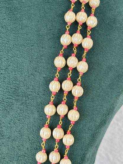 Traditional Three Layer Pearl Mala