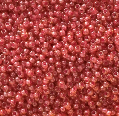 Preciosa Watermelon Red Seed Beads