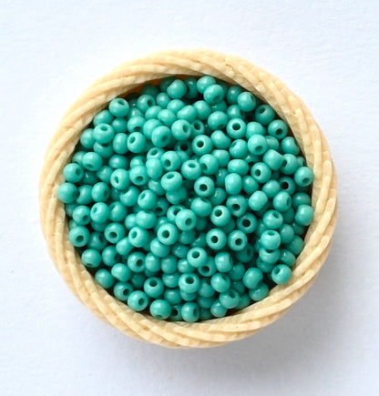 Teal Preciosa Seed Beads