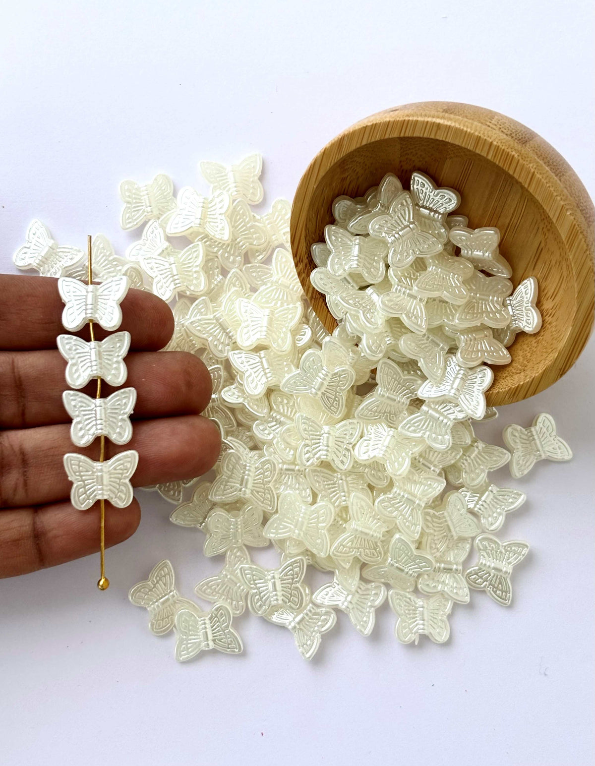 Pearl Butterfly Beads
