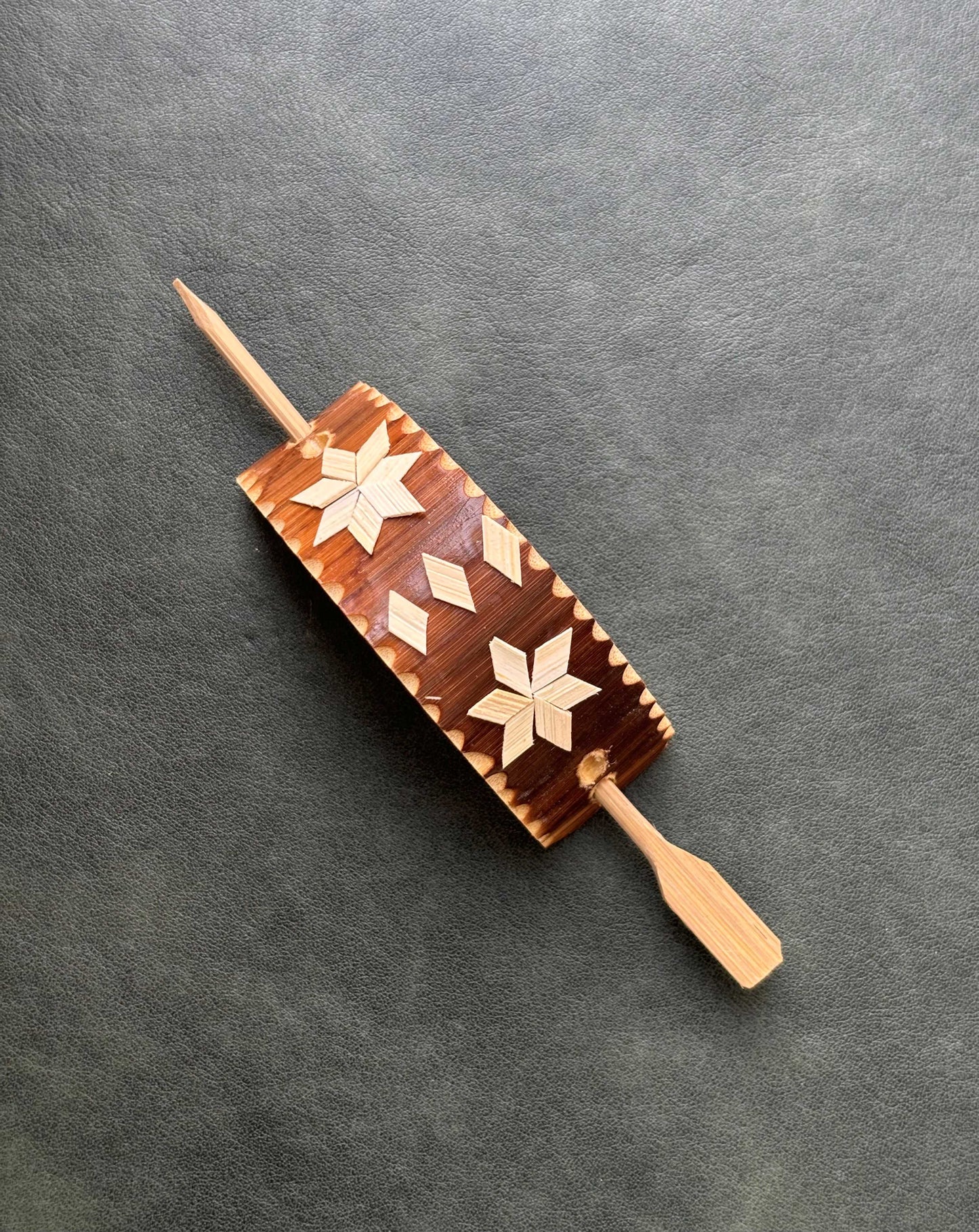 Eco Bamboo Hair Slide Barrette