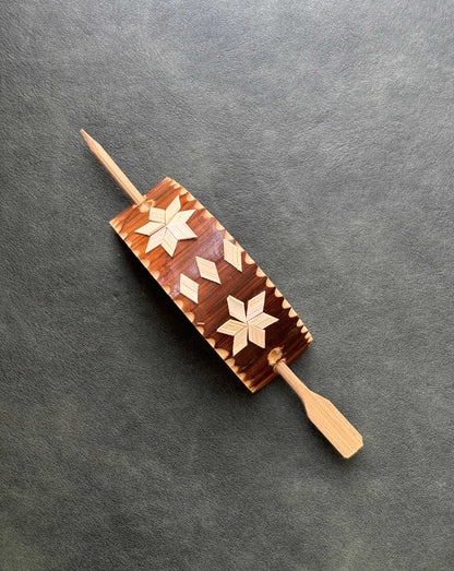 Eco Bamboo Hair Slide Barrette