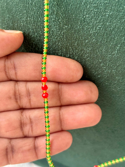 Single Line Seed Bead Semi-Finished Chain Design 18