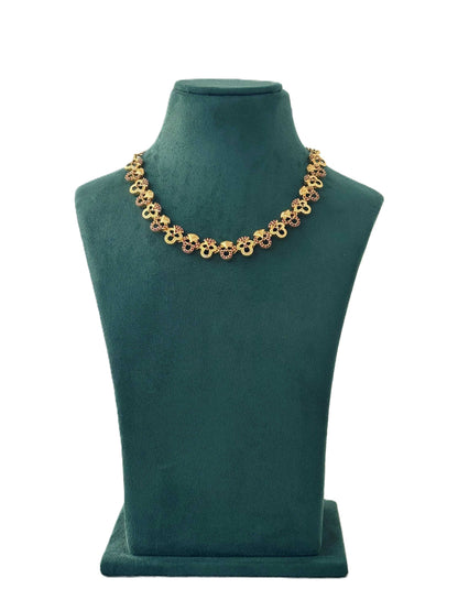 Gold-Plated Clover Charm Necklace