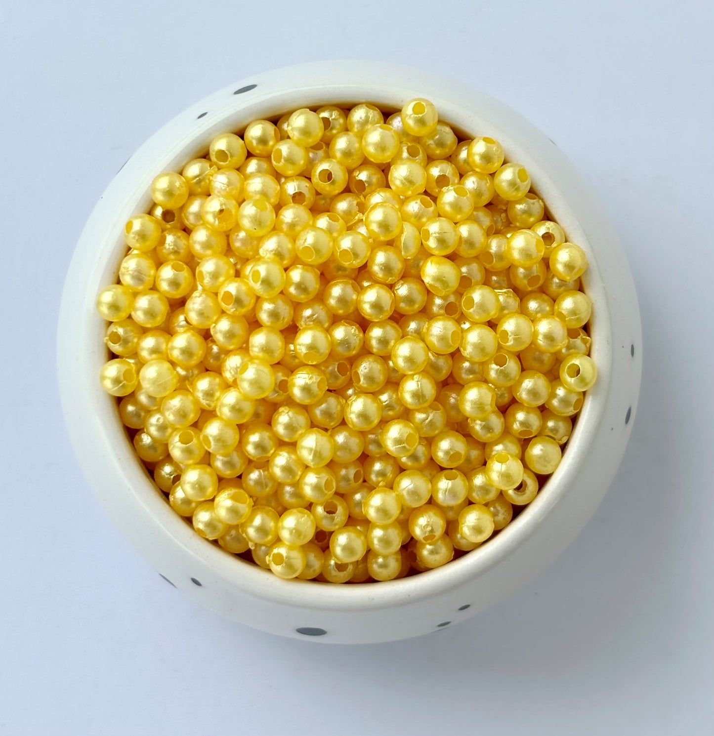 Yellow Pearl Beads 3MM