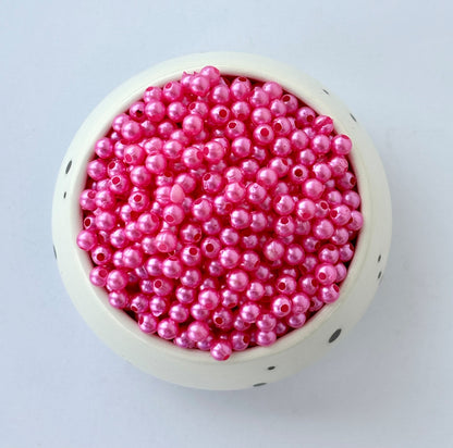 Rose Pearl Beads 3MM