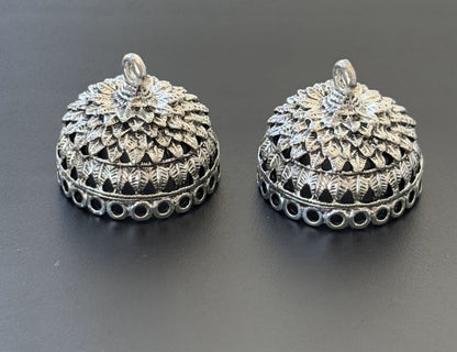 Layered Leaf Design Jhumka Base