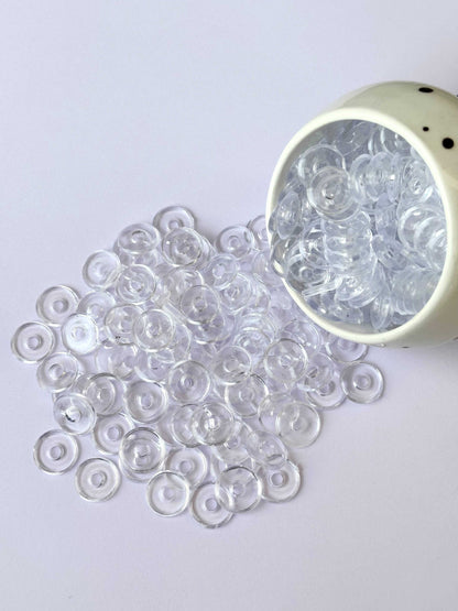 80 Pieces Large Ear Buttons Support for Earrings