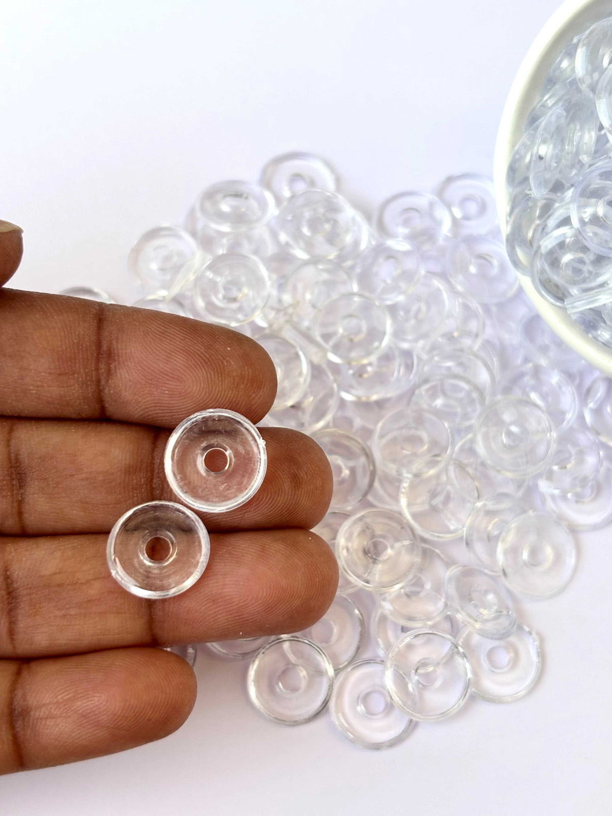 80 Pieces Large Ear Buttons Support for Earrings