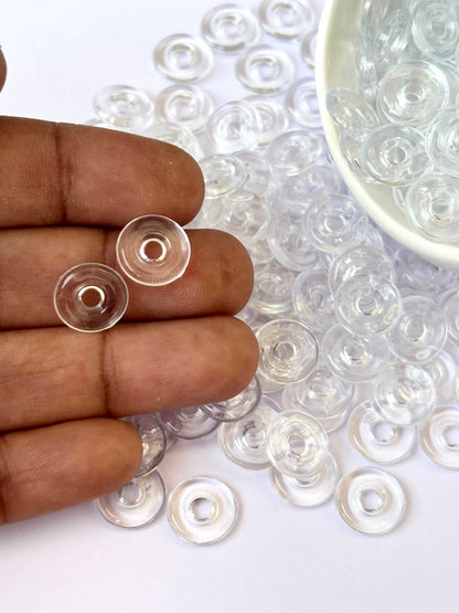 80 Pieces Large Ear Buttons Support for Earrings