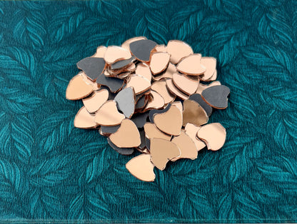 Rose Gold Fancy Shape - Heart Cut Mirrors
