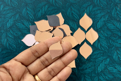 Rose Gold Fancy Shape - S Cut Mirrors Large