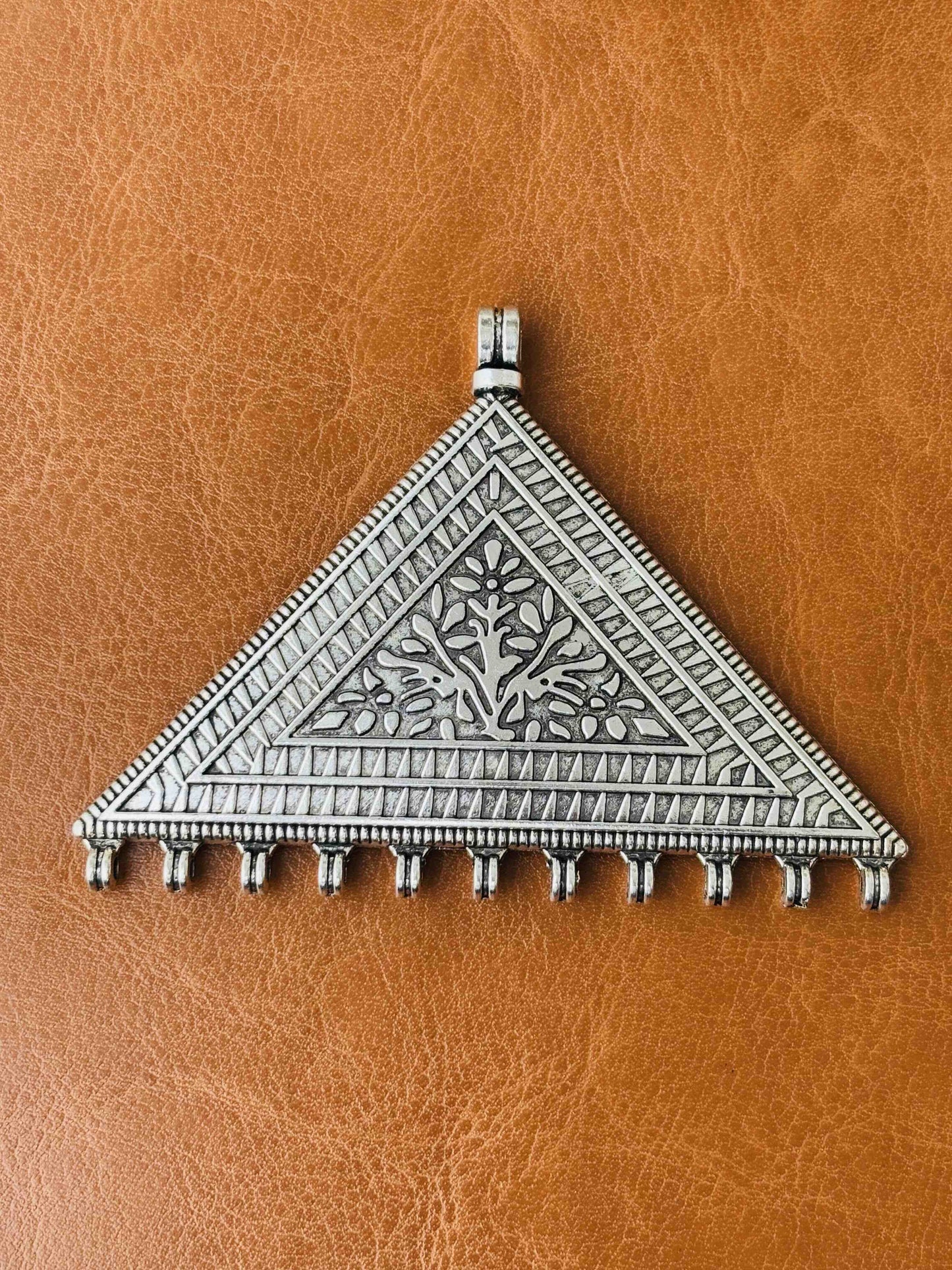 Tribal Triangle Pendant