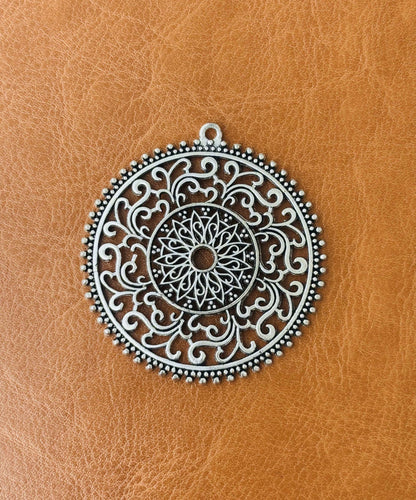 Heritage Unveiled - Exquisitely Crafted Antique Silver Pendant
