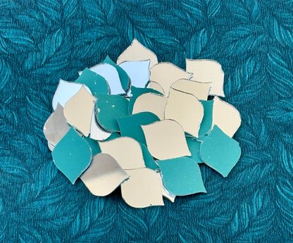 Silver Fancy Shape - S Cut Mirrors Large