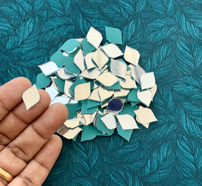 Silver Fancy Shape - S Cut Mirrors Small